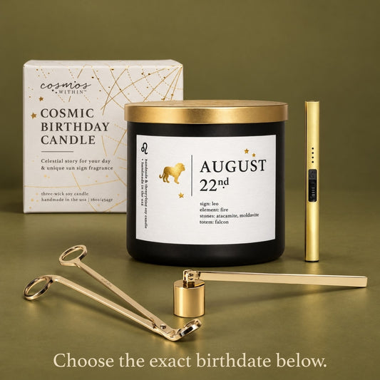 Cosmic Birthday Candle Ultimate Care Bundle