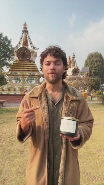 January Birthdate Zodiac Candles